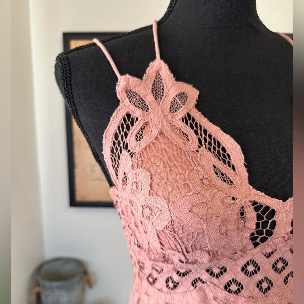 Free People Adella Slip dress in rose - Picture 8 of 12